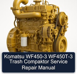 Komatsu 125 3 WF450-3 Wf450t-3 Trash Compaktor Service Repair Workshop Manual PDF