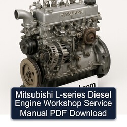 Mitsubishi L Series L-series Diesel Engine Service Repair Workshop Manual PDF