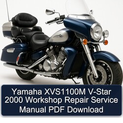 2000 Yamaha Royal Star Venture XVS1100M V-STAR Service Repair Workshop Manual PDF