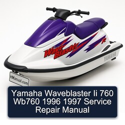 1996-1997 Yamaha Waveblaster II 760 WB760 Service Repair Workshop Manual PDF