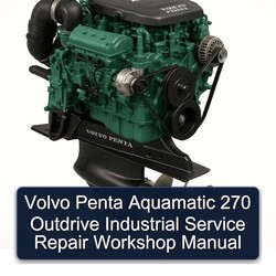 Volvo Penta Aquamatic 270 Outdrive Industrial Service Repair Workshop Manual PDF