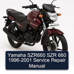 1996-2001 Yamaha SZR Models SZR660 660 Service Repair Workshop Manual PDF