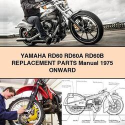 1975 Yamaha RD Series RD60 RD60A RD60B Replacement Parts Onward Catalog PDF