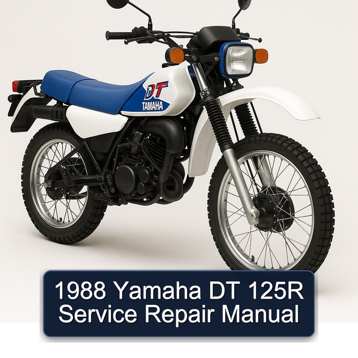 1988 Yamaha DT Models 125R Service Repair Workshop Manual PDF
