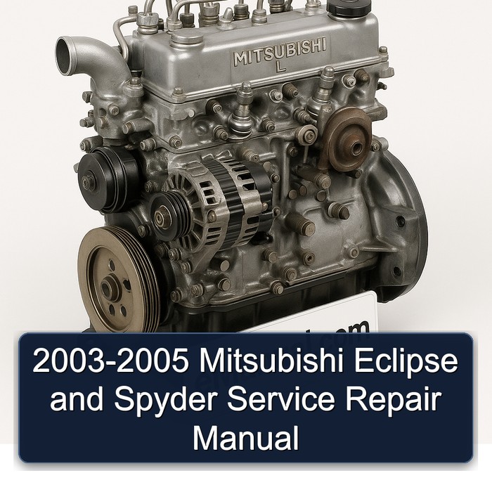 2003-2005 Mitsubishi Eclipse Spyder Service Repair Workshop Manual PDF