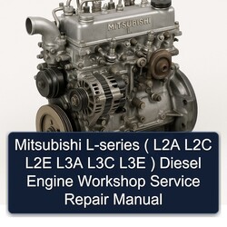 Mitsubishi L Series L-series ( L2A L2C L2E L3A L3C L3E ) Diesel Engine Service Repair Workshop Manual PDF