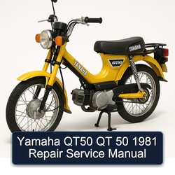 1981 Yamaha QT50 MA50 QT 50 Service Repair Workshop Manual PDF