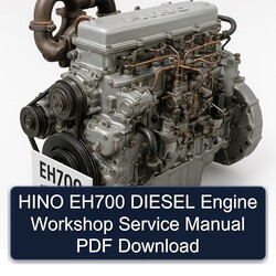 Hino EH700 Diesel Engine Service Repair Workshop Manual PDF