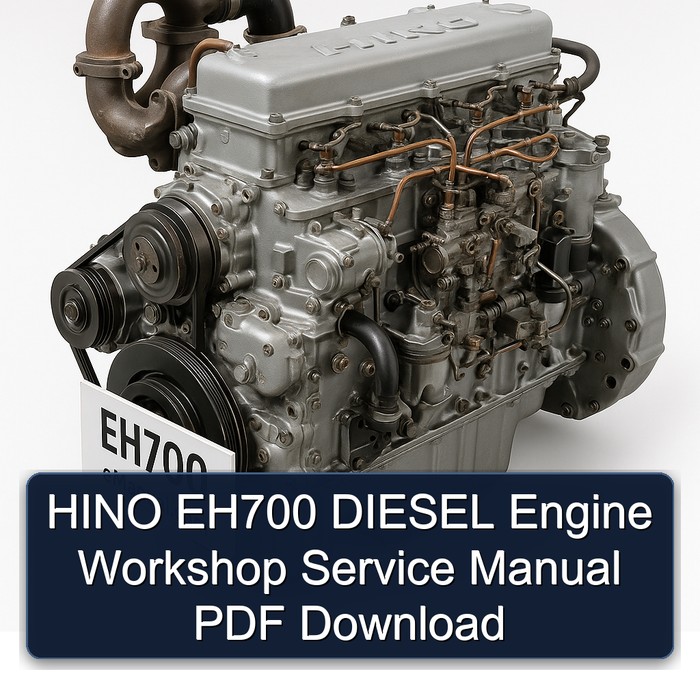 Hino EH700 Diesel Engine Service Repair Workshop Manual PDF