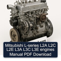 Mitsubishi Engines Manuals L-series L2A L2C L2E L3A L3C L3E Service Repair Workshop Manual PDF
