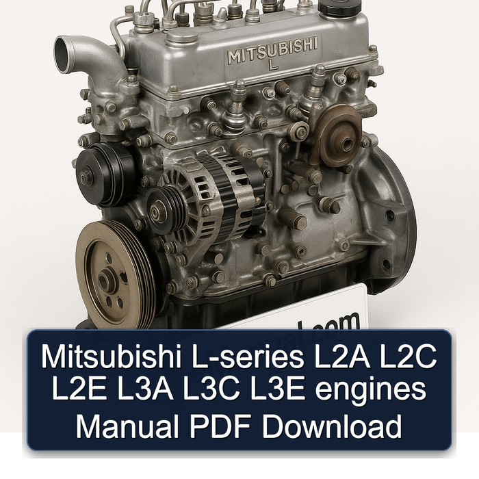 Mitsubishi Engines Manuals L-series L2A L2C L2E L3A L3C L3E Service Repair Workshop Manual PDF