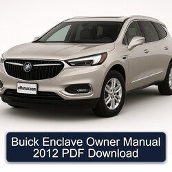 2012 Buick Enclave Owner Owner's Manual PDF