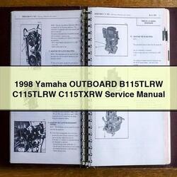 1998 Yamaha Outboard B115TLRW C115TLRW C115TXRW Service Repair Workshop Manual PDF