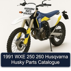 1991 Husqvarna Parts Catalogues Wxe 250 260 Husky Catalog PDF