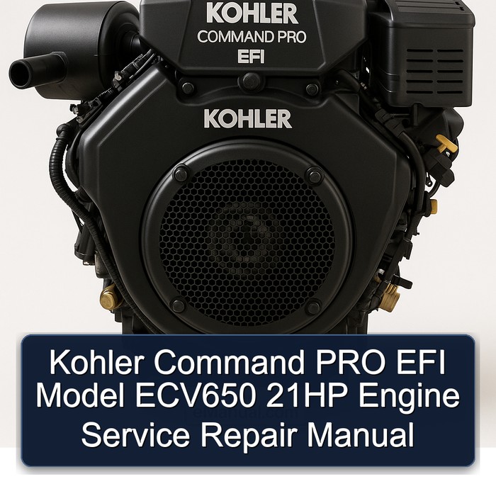 Kohler Command Pro EFI Models Model ECV650 21HP Engine Service Repair Workshop Manual PDF