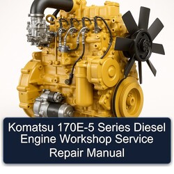 Komatsu Series Manuals 170E-5 Diesel Engine Service Repair Workshop Manual PDF
