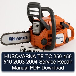 2003-2004 Husqvarna TR650 Models TE TC 250 450 510 Service Repair Workshop Manual PDF