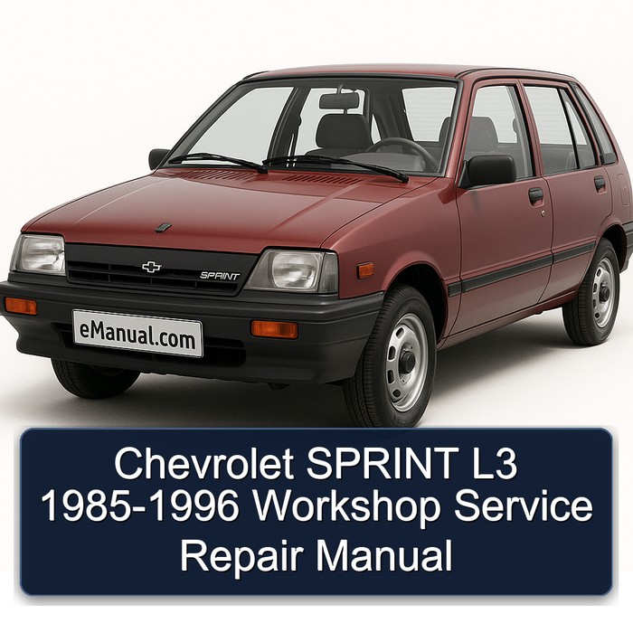 1985-1996 Chevrolet Sprint Service Repair Workshop Manual PDF