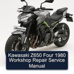 1980 Kawasaki Z Series Z650 Four Service Repair Workshop Manual PDF