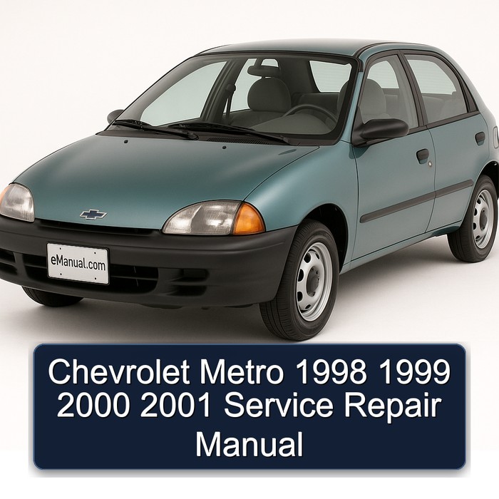 1998-2001 Chevrolet Metro Service Repair Workshop Manual PDF