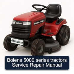Bolens 5000 Series Tractors Service Repair Workshop Manual PDF