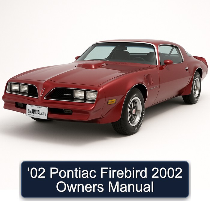 2002 Pontiac Firebird ‘02 Owners Owner's Manual PDF