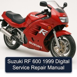 1999 Suzuki RF Series 600 Digital Service Repair Workshop Manual PDF