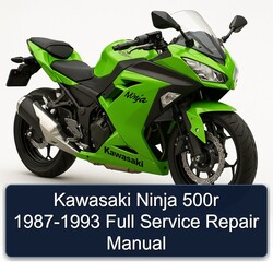 1987-1993 Kawasaki Ninja 500R Service Repair Workshop Manual PDF