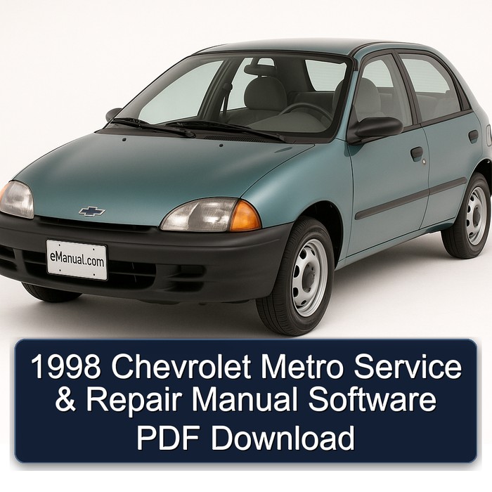 1998 Chevrolet Metro Software Service Repair Workshop Manual PDF