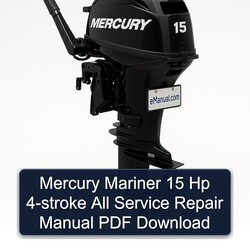 Mercury Mariner 15 Hp 4-stroke All Service Repair Workshop Manual PDF