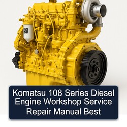 Komatsu 108 Series Diesel Engine Best Service Repair Workshop Manual PDF