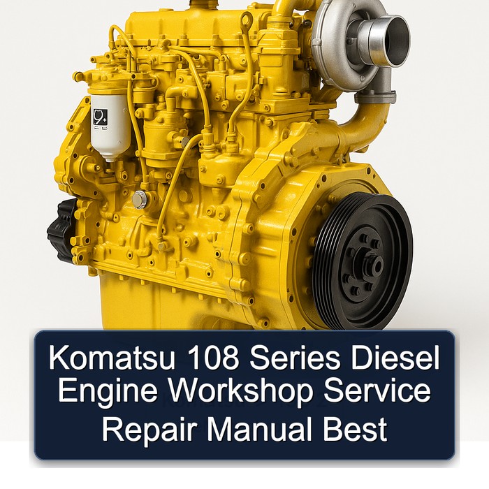 Komatsu 108 Series Diesel Engine Best Service Repair Workshop Manual PDF