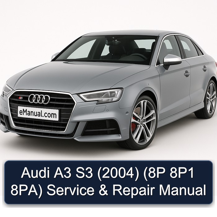2004 Audi A3 S3 (8p 8p1 8pa) Service Repair Workshop Manual PDF