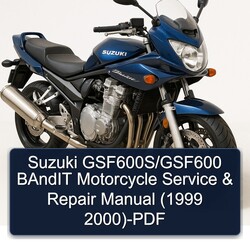 1999-2000 Suzuki Gsf600s/gsf600 Bandit Motorcycle Service Repair Workshop Manual PDF