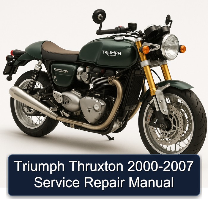2000-2007 Triumph Thruxton Service Repair Workshop Manual PDF