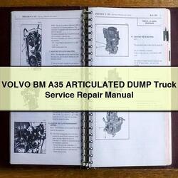 Volvo BM A35 Articulated Dump Truck Service Repair Workshop Manual PDF