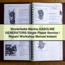Westerbeke Marine Gasoline Generators Single Phase / Service Repair Workshop Manual PDF