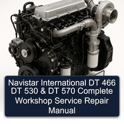 Navistar International DT 466 530 570 Service Repair Workshop Manual PDF