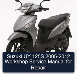 2005-2012 Suzuki UY Step Models 125S Service Repair Workshop Manual PDF
