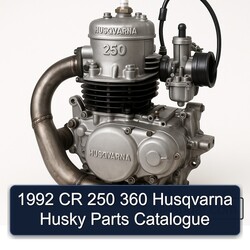 1992 Husqvarna 250 CR 360 Husky Parts Catalog PDF
