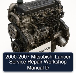 2000-2007 Mitsubishi Lancer Service Repair Workshop Manual PDF