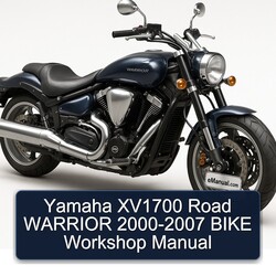 2000-2007 Yamaha Warrior XV1700 Road - Bike Service Repair Workshop Manual PDF