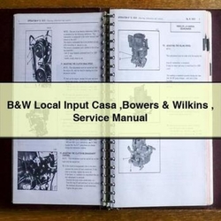 B W Local Input Casa Bowers Wilkins Service Repair Workshop Manual PDF