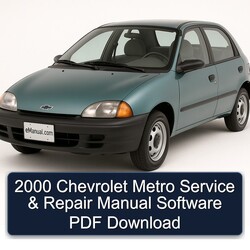 2000 Chevrolet Metro Software Service Repair Workshop Manual PDF