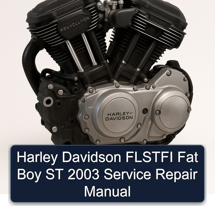 2003 Harley Davidson Model 125 Flstfi Fat Boy ST Service Repair Workshop Manual PDF