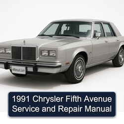 1991 Chrysler Fifth Avenue Service Repair Workshop Manual PDF