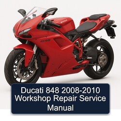 2008-2010 Ducati 848 Service Repair Workshop Manual PDF