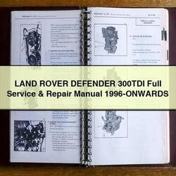 1996 Land Rover Defender 300TDI -onwards Service Repair Workshop Manual PDF