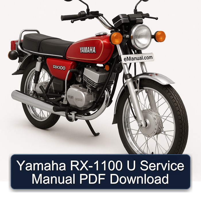 Yamaha RX Models RX-1100 U Service Repair Workshop Manual PDF