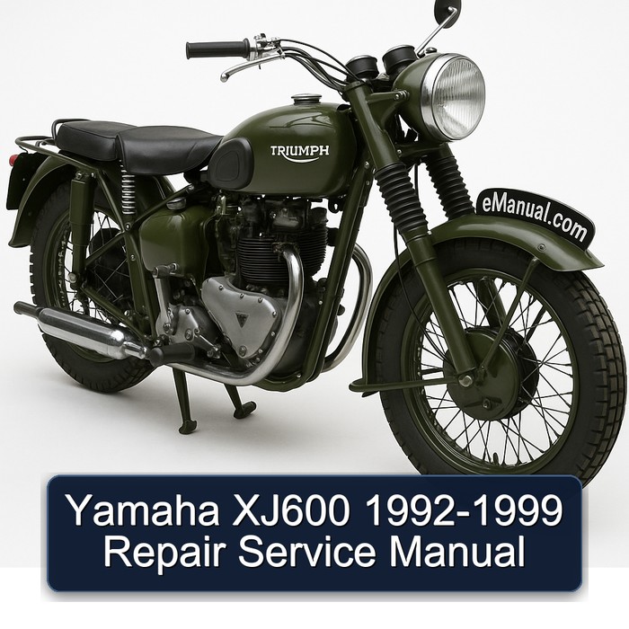 1992-1999 Triumph TRW Yamaha XJ600 Service Repair Workshop Manual PDF